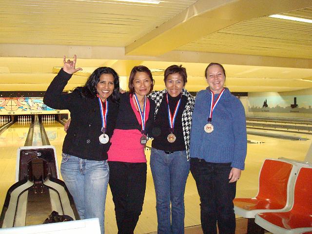DSC00147.JPG - MAF lady's bowling team