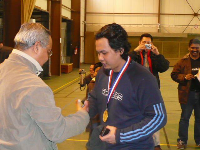 P1080132.JPG - Embassy badminton doubles medal winner